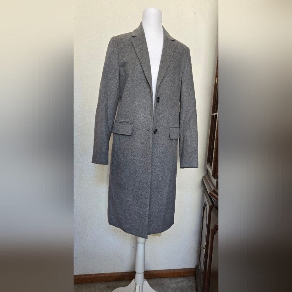 UNIQLO Wool And Cashmere Gray Women's Coat.Size XS - Picture 2 of 12